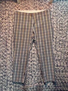a new day Womens XL Plaid Gingham Colorful Blokecore Academia Pants/ Trousers